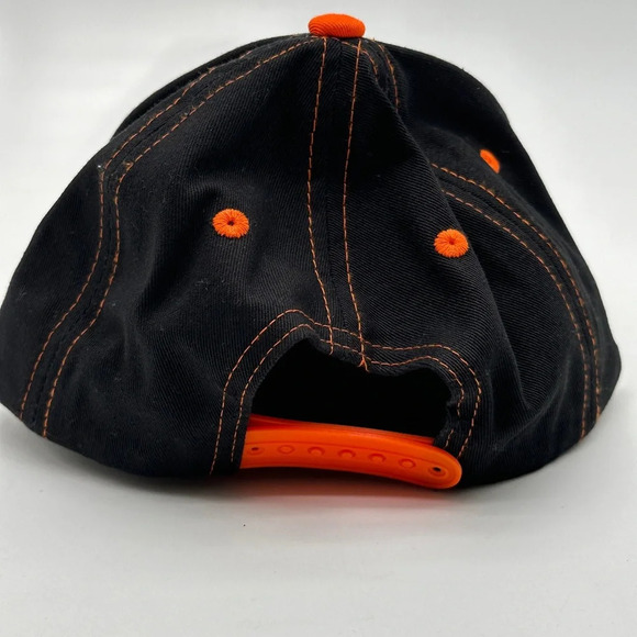 NY Mets New Black Baseball Cap with Orange Logo/Stitching -NEW and RARE - Picture 5 of 6